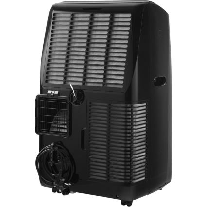 Sencor - Älykäs mobiililaitteinen ilmastointilaite 4-in-1 täydellisellä lisävarustepaketilla 900W/230V 9000 BTU Wi-Fi musta + kaukosäädin