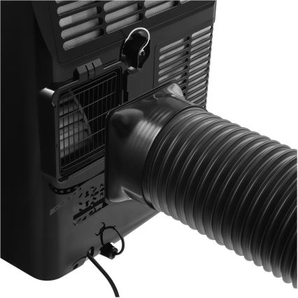 Sencor - Älykäs mobiililaitteinen ilmastointilaite 4-in-1 täydellisellä lisävarustepaketilla 900W/230V 9000 BTU Wi-Fi musta + kaukosäädin