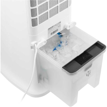 Sencor - Älykäs mobiilli-ilmajäähdytin 60W/230V Wi-Fi valkoinen + kauko-ohjaus