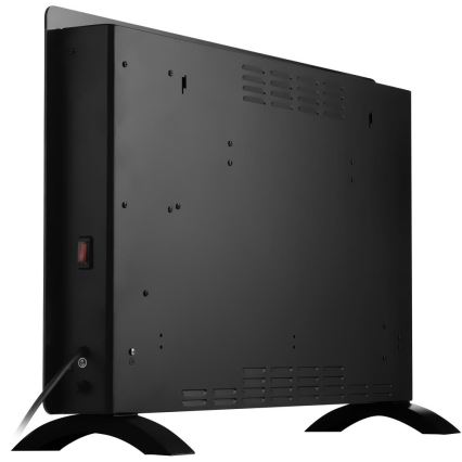 Sencor - Älykäs sähköinen suoralämmitin/konvektori 2000W/230V IP24 Wi-Fi musta + kaukosäädin