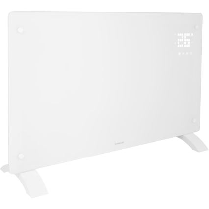 Sencor - Älykäs sähköinen suoralämmitin/konvektori 2000 W/230 V IP24 Wi-Fi valkoinen + kauko-ohjain