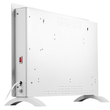Sencor - Älykäs sähköinen suoralämmitin/konvektori 2000 W/230 V IP24 Wi-Fi valkoinen + kauko-ohjain