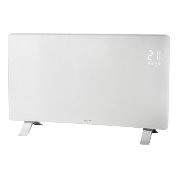 Sencor - Älykäs sähköpatteri/konvektori 1200/2400W/230V IP24 Wi-Fi valkoinen
