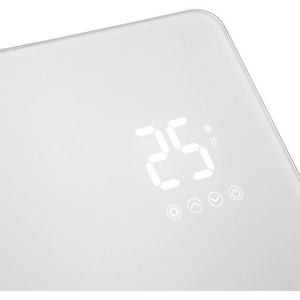 Sencor - Älykäs sähköpatteri/konvektori 1200/2400W/230V IP24 Wi-Fi valkoinen