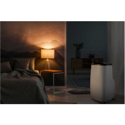 Sencor - Älykäs siirrettävä ilmastointilaite 4-in-1 täydellisine lisävarusteineen 1750W/230V 18000 BTU Wi-Fi valkoinen + kaukosäädin