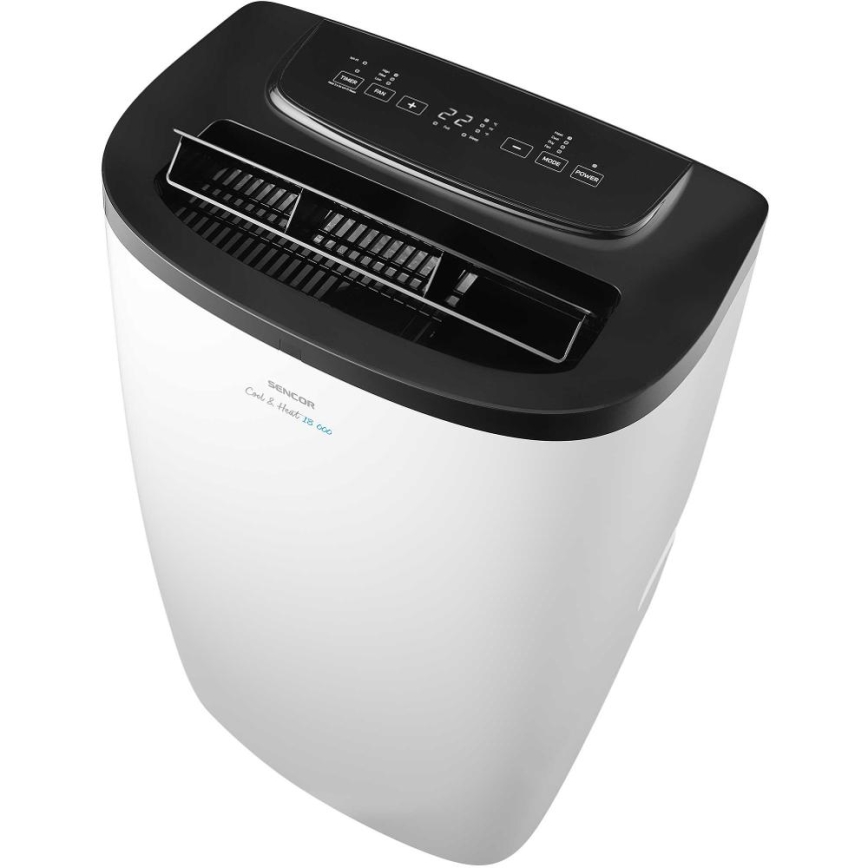 Sencor - Älykäs siirrettävä ilmastointilaite 4-in-1 täydellisine lisävarusteineen 1750W/230V 18000 BTU Wi-Fi valkoinen + kaukosäädin