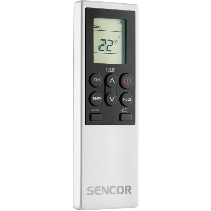 Sencor - Älykäs siirrettävä ilmastointilaite 4-in-1 täydellisine lisävarusteineen 1750W/230V 18000 BTU Wi-Fi valkoinen + kaukosäädin