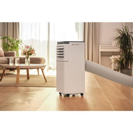 Sencor - Älykäs siirrettävä ilmastointilaite 3-in-1, sisältää täydellisen tarvikepaketin 760W/230V 7000 BTU Wi-Fi valkoinen + kaukosäädin