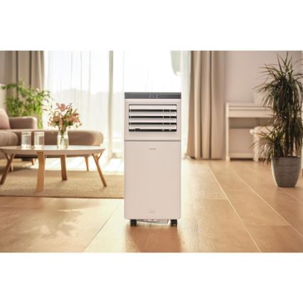 Sencor - Älykäs siirrettävä ilmastointilaite 3-in-1, mukana kaikki lisävarusteet 815W/230V 8000 BTU Wi-Fi valkoinen + kaukosäädin