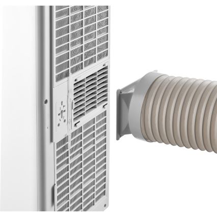 Sencor - Älykäs siirrettävä ilmastointilaite 3-in-1, mukana kaikki lisävarusteet 815W/230V 8000 BTU Wi-Fi valkoinen + kaukosäädin