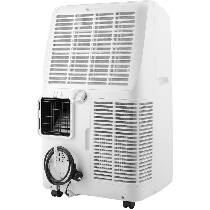 Sencor - Älykäs siirrettävä ilmastointilaite 5-in-1 sisältäen täydellisen lisävarustepaketin 733W/230V 9000 BTU Wi-Fi valkoinen + kaukosäädin