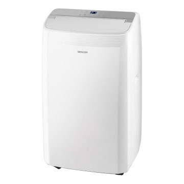 Sencor - Älykäs siirrettävä ilmastointilaite 5-in-1 sisältäen täydellisen lisävarustepaketin 733W/230V 9000 BTU Wi-Fi valkoinen + kaukosäädin