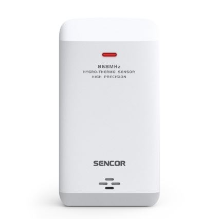 Sencor – ammattitason sääasema värillisellä LCD‑näytöllä, 5 V / 1×CR2032 + 3×AA, Wi‑Fi