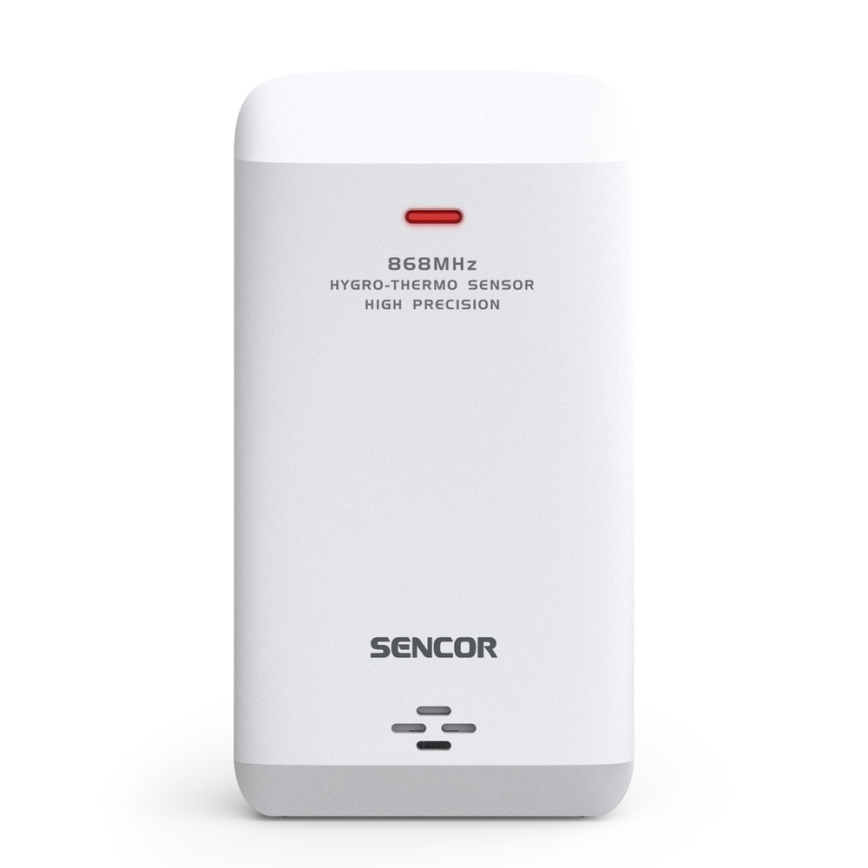 Sencor – ammattitason sääasema värillisellä LCD‑näytöllä, 5 V / 1×CR2032 + 3×AA, Wi‑Fi