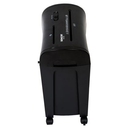 Sencor - CD- ja paperisilppuri A4, 14 l säiliö, 230V, musta