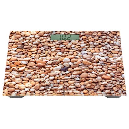 Sencor - Digitaalinen henkilövaaka LCD-näytöllä 1xCR2032