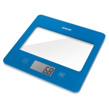 Sencor - Digitaalinen keittiövaaka 1xCR2032 sininen