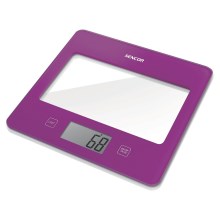 Sencor - Digitaalinen keittiövaaka 1xCR2032 violetti