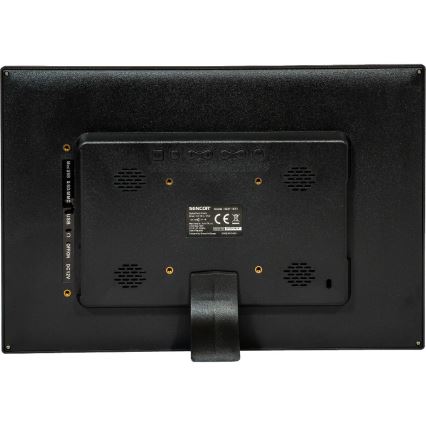 Sencor - Digitaalinen valokuvakehys 15,4 kaiuttimella 230V musta + kaukosäädin