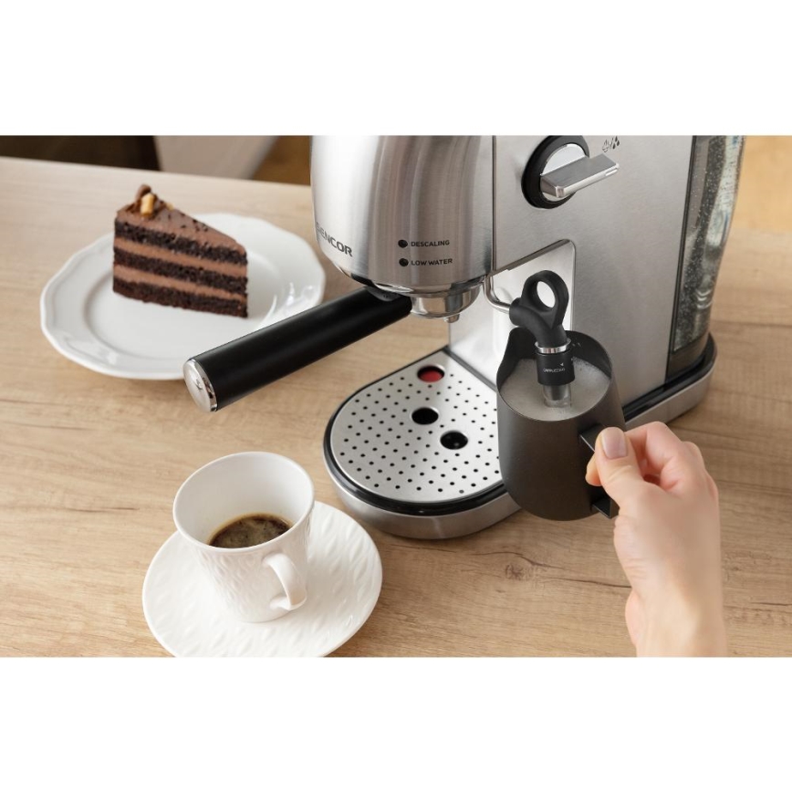 Sencor - Kahvinkeitin espressopannulla 1400W/230V