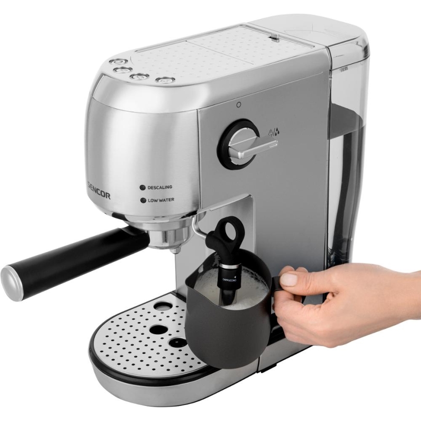 Sencor - Kahvinkeitin espressopannulla 1400W/230V