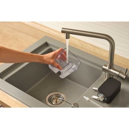 Sencor - Espressokeitin portafiltterilla 1350W/230V musta/mattakromi