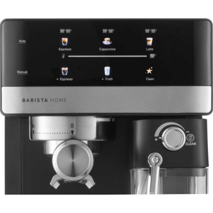 Sencor - Espressokeitin portafiltterilla 1350W/230V musta/mattakromi