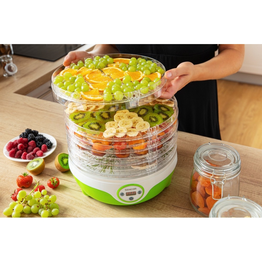 Sencor - Hedelmäkuivuri 240W/230V