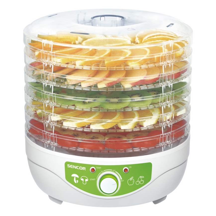 Sencor - Hedelmien kuivuri lämpösäätimellä  250W/230V
