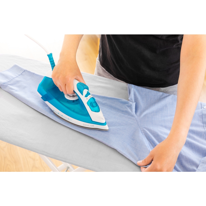 Sencor - Höyrysilitysrauta 2000W/230V sininen/valkoinen
