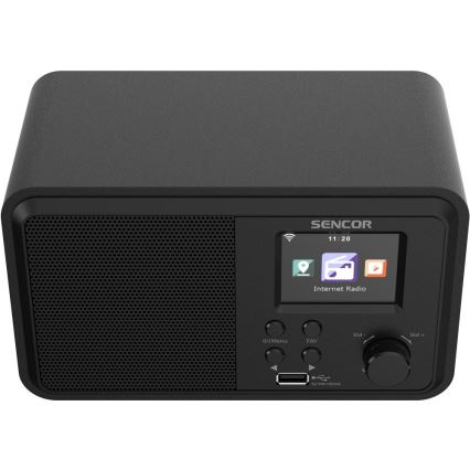 Sencor - Internet-radio 4W/5V Wi-Fi + kaukosäädin