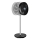 Sencor - Jalallinen tuuletin 3D UltraSilent 26W/230V Wi-Fi musta + kaukosäädin