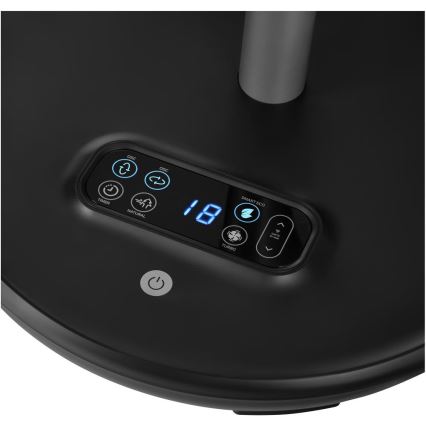 Sencor - Jalallinen tuuletin 3D UltraSilent 26W/230V Wi-Fi musta + kaukosäädin