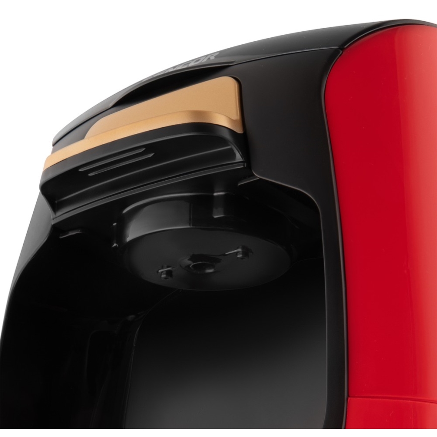 Sencor - Kahvinkeitin kaksi mukia 500W/230V punainen/musta