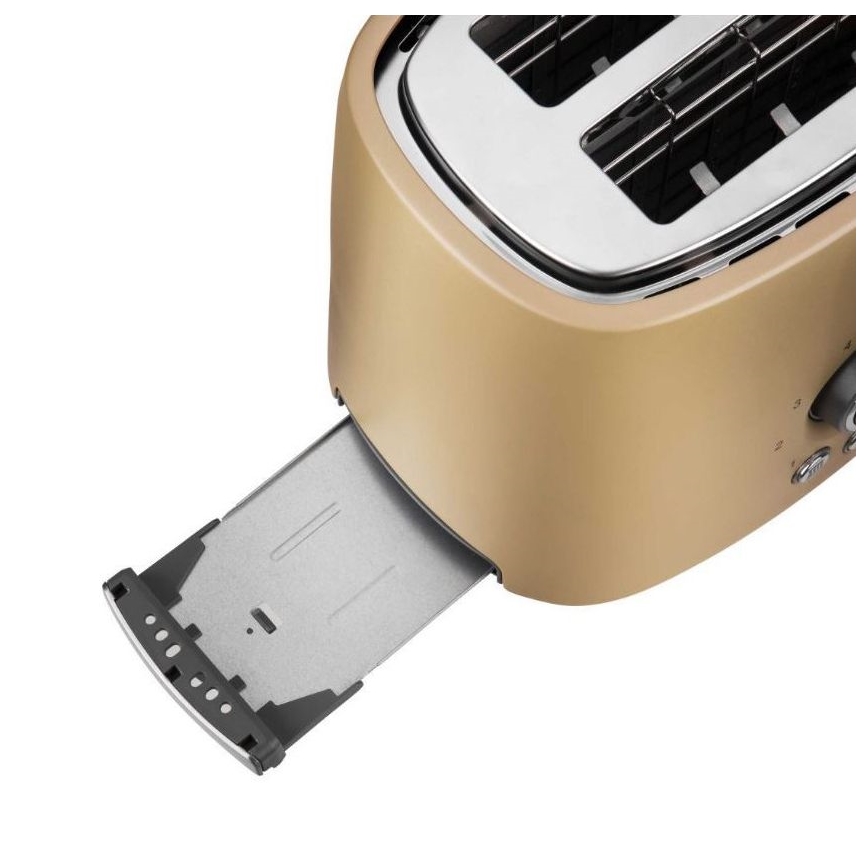 Sencor - Kaksipaikkainen leivänpaahdin ja lämmitysristikko 1000W/230V beige