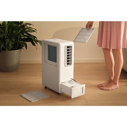 Sencor - kannettava 4-toimintoinen ilmastointilaite 200 W/230 V, 1800 BTU, valkoinen + kaukosäädin