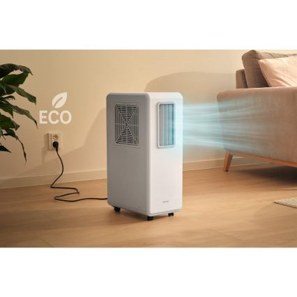 Sencor - kannettava 4-toimintoinen ilmastointilaite 200 W/230 V, 1800 BTU, valkoinen + kaukosäädin
