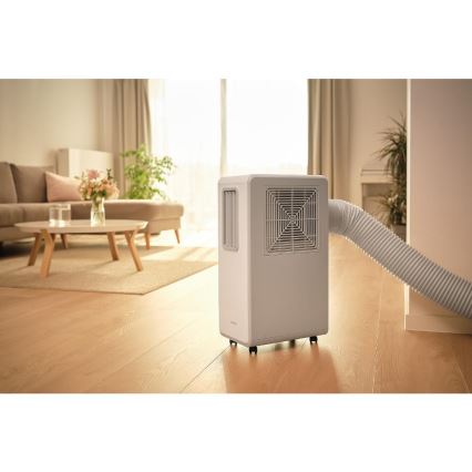 Sencor - kannettava 4-toimintoinen ilmastointilaite 200 W/230 V, 1800 BTU, valkoinen + kaukosäädin