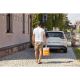 Sencor - Kannettava autojääkaappi 22 l 45W/12V oranssi/valkoinen