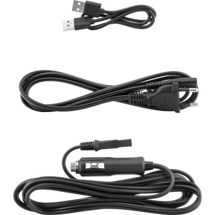 Sencor - Kannettava autojääkaappi 30 l 55W/5V/12V/230V vihreä/valkoinen