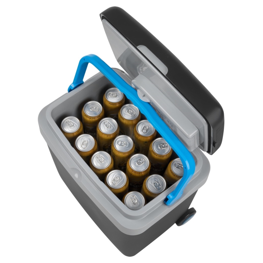 Sencor - Kannettava autojääkaappi 33 l 60W/12V/230V musta