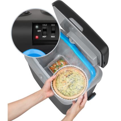 Sencor - Kannettava autojääkaappi 33 l 60W/12V/230V musta