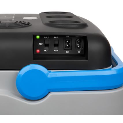 Sencor - Kannettava autojääkaappi 33 l 60W/12V/230V musta