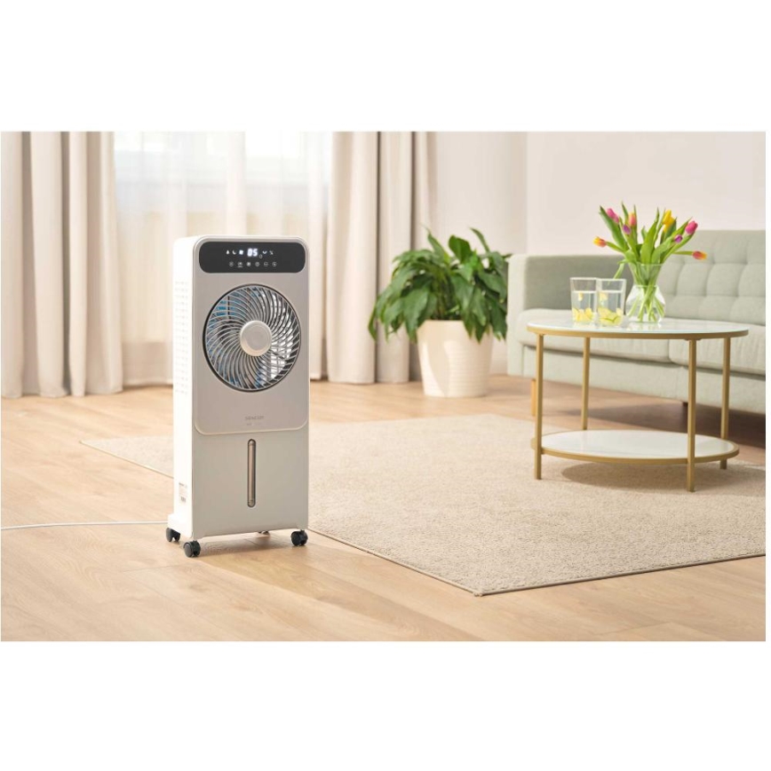 Sencor - Kannettava ilmastointilaite 28W/230V harmaa + kaukosäädin