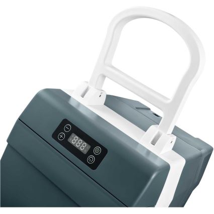 Sencor - Kannettava kompressorikäyttöinen autojääkaappi 55 l 70W/12V/230V sininen/valkoinen