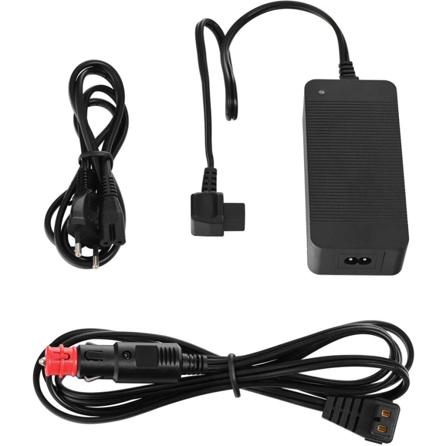 Sencor - Kannettava kompressorikäyttöinen autojääkaappi 55 l 70W/12V/230V sininen/valkoinen