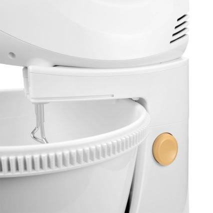 Sencor - Käsivispilä pyörivällä kulholla 500W/230V valkoinen