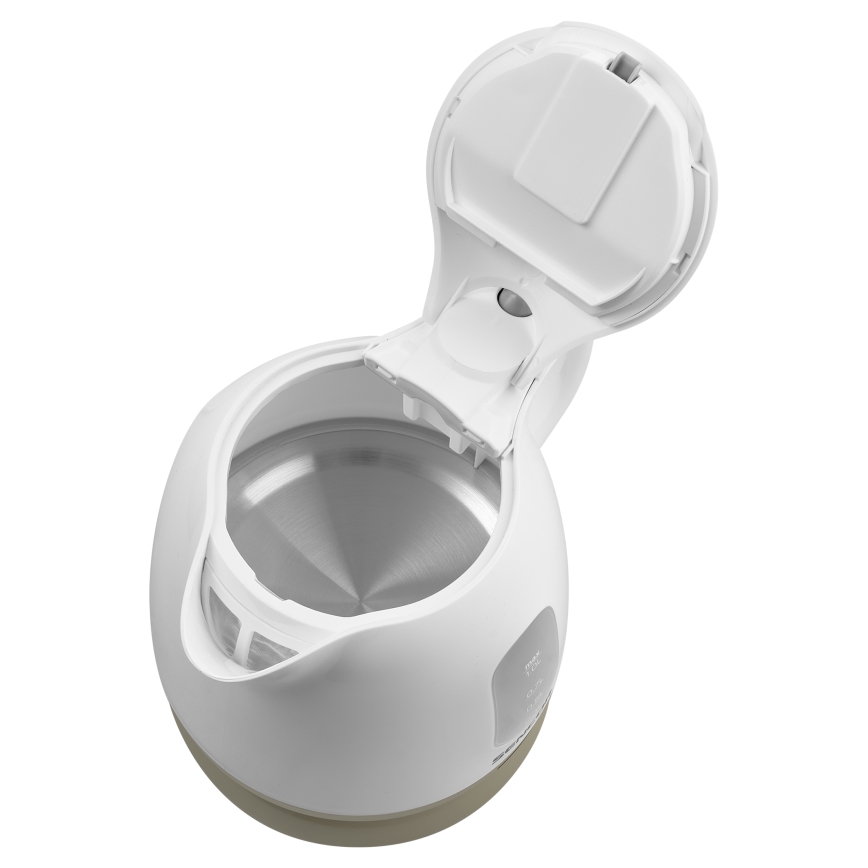 Sencor - Kattila 1 l 1100W/230V valkoinen/beige