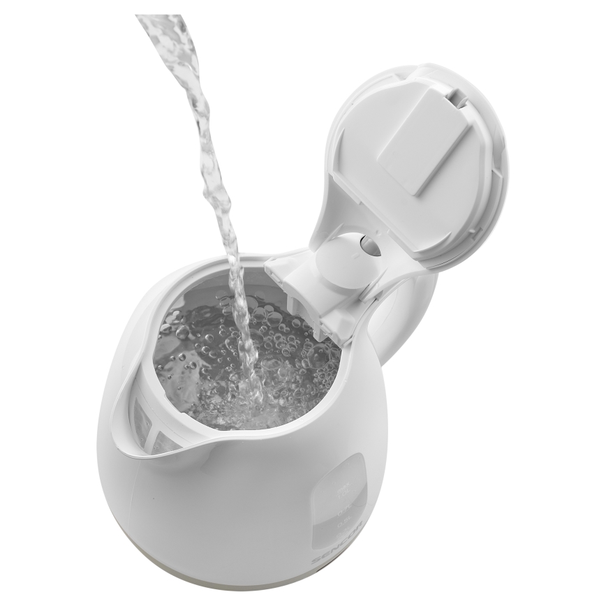 Sencor - Kattila 1 l 1100W/230V valkoinen/beige