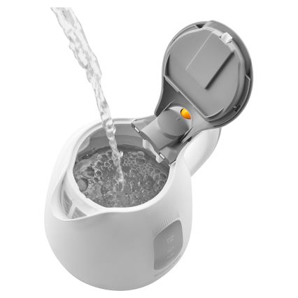 Sencor - Kattila 1 l 1100W/230V valkoinen/harmaa